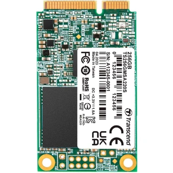TRANSCEND 256GB mSATA SSD SATA3 3D TLC