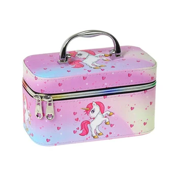 Makiažo dėklas su veidrodžiu Unicorn