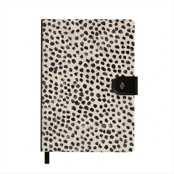 Almond Latte - Cute Notebook, A5 (14.8 x 21cm) / Grid