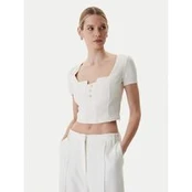 Guess Palaidinė W6RP08 KCBO2 Écru Classic Fit