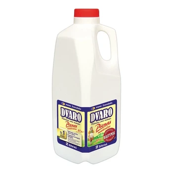 Natūralus pienas DVARO, 3,5% rieb., 2 l