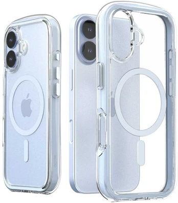 Dėklas Araree Duple M Air MagSafe do iPhone 17 mėlyna