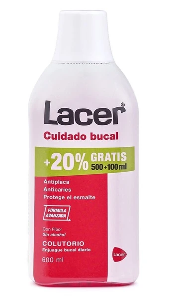 Burnos skalavimo skystis Lacer, 600 ml