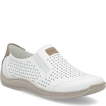 Loaferiai moterims, Balta, Slipper