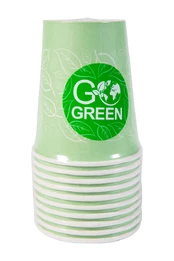 Gogreen Ekologiškos stiklinės Go Green, 250 ml, 10 vnt. kaina