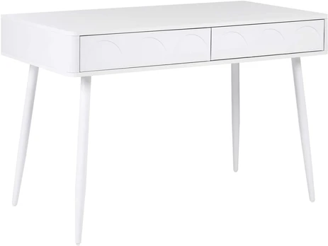 Beliani Rašomasis stalas ESLANE, baltas, 120 cm x 60 cm