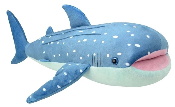 Pliušinis žaislas Wild Planet Whale Shark, mėlynas, 10 cm
