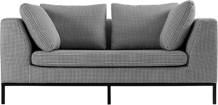 Customform Sofa, AMBIENT, 98x171 cm, Juoda