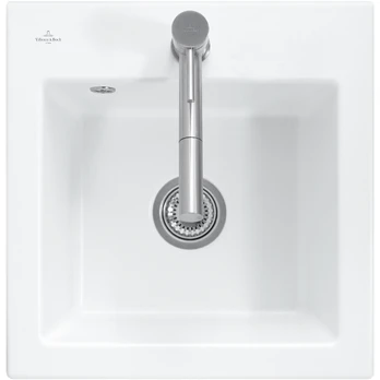 Keramikinė plautuvė Villeroy & Boch Subway 50 S Flat Balta blizgi