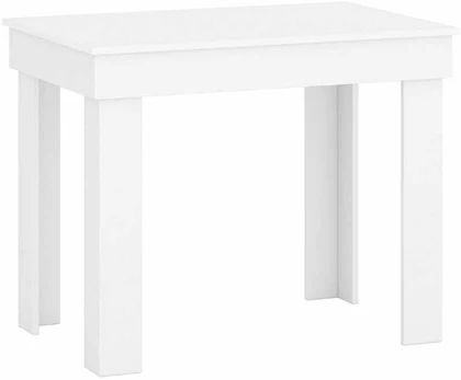 Target Home Mažas virtuvės valgomojo stalas, 90x60 cm, baltas