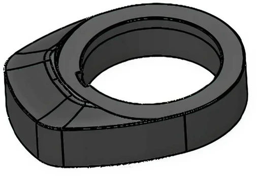 Cube Acc Vairo kolonėlės tarpinė Acros MTB 10mm