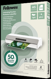 Fellowes Laminierfolie A5 Light Gloss 100er Pack