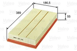 Oro filtras VALEO 585146 kaina