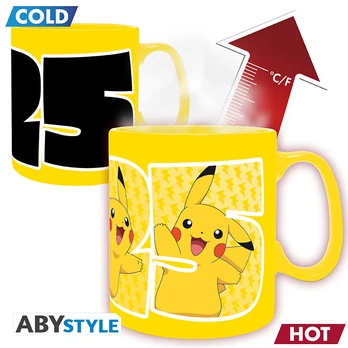 POKEMON - Heat Change Mug - 460 ml - Pikachu 25