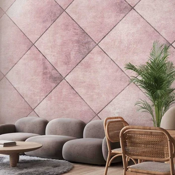 Artgeist Fototapetas - Perfect cuts - uniform geometric pattern in tiled pattern with pattern