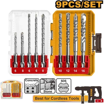 Grąžtas Ingco masonry drill set 9 pcs