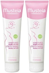 Kūno kremas Mustela Stretch Marks Double Action, 500 ml, 2 vnt. kaina