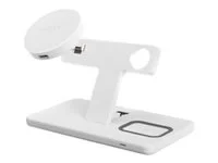 FIXED 3in1 30W Wls Mag Chg station White