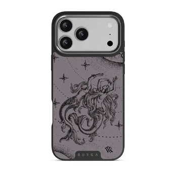 Virgo - iPhone 17 Pro Max Case, Elite Dark (MagSafe) / Gunmetal / Purple