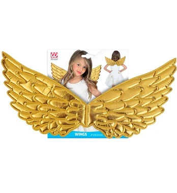 GOLD FABRIC WINGS 43x22 cm