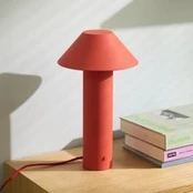 LED stalo lempa „Tower“, raudona, aukštis 32 cm, metalinė