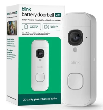 Blink Battery Doorbell 2K+ Wireless video doorbell