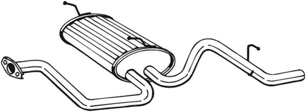 BOSAL BOS281-385 Exhaust system rear silencer
