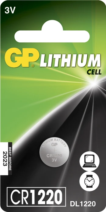 Baterija GP ličio CR 1220-C1 / 2180