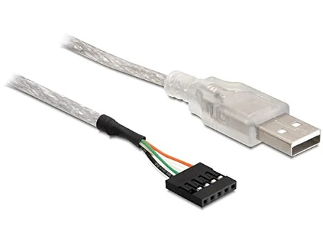 DELOCK USB Kabelis Pinheader 5Pin -> A Bu/St 0.70m
