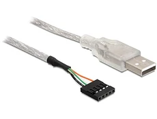 DELOCK USB Kabelis Pinheader 5Pin -> A Bu/St 0.70m kaina