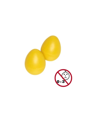 Kiaušinio formos barškučiai Stagg EGG-2 YW (2 vnt.)