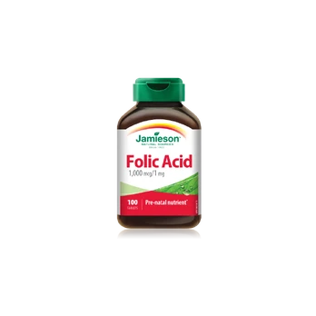 JAMIESON FOLIO RŪGŠTIS, 1 mg, 100 tablečių