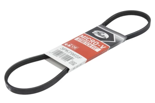 V formos rumbuoti diržai GATES 3PK796SF