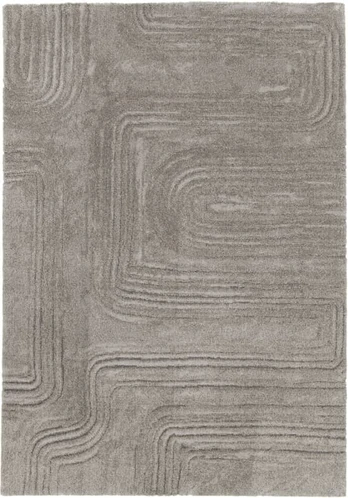 Kilimas Dune, 200 x 290 cm, 100% perdirbtas poliesteris, rusvas
