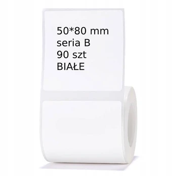 .NIIMBOT etiketės B21 B3S WHITE 50*80mm 90vnt.