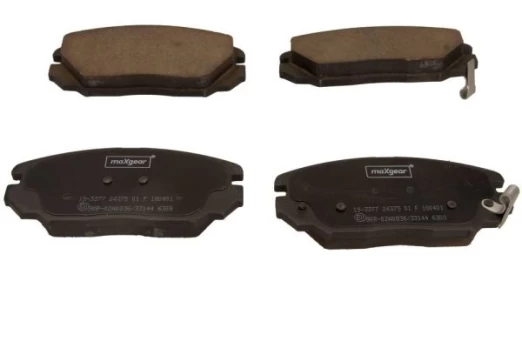 Stabdžių trinkelių rinkinys, diskinis stabdys MAXGEAR 19-3377
