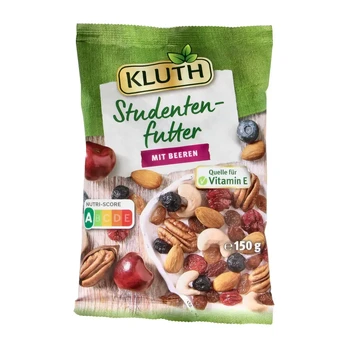 Džiovintų vaisių ir riešutų mišinys KLUTH