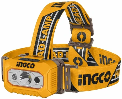 Ingco HHL013AAA8 LED headlamp for 3x AAA, 3xclip