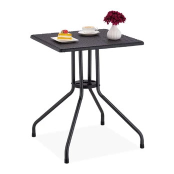 Kodustaar Sodo stalas, 75x61x61 cm, juodas
