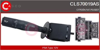 Vairo kolonėlės jungiklis CASCO CLS70019AS