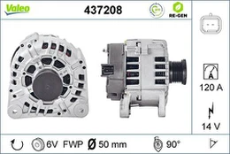 Kintamosios srovės generatorius VALEO 437208