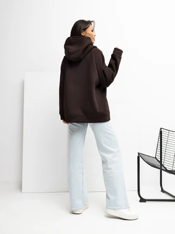 Bluza-RV-BL-A1034.26-ciemny brązowy