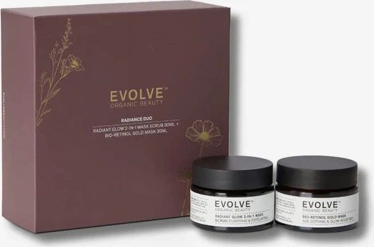 Evolve Beauty - Radiance Duo Gift Box - Gold