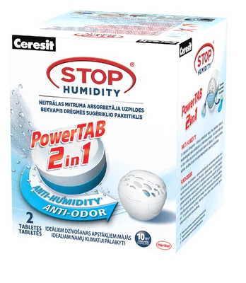Drėgmės sugėriklio tabletės Henkel STOP Humidity Micro Power TAB 2x300 g