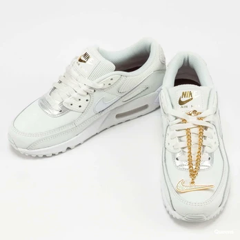 Nike Wmns Air Max 90 Summit White/ Summit White-Dark Beetroot - Dydis 38 (DC1161-100 Nike Air Max batai)