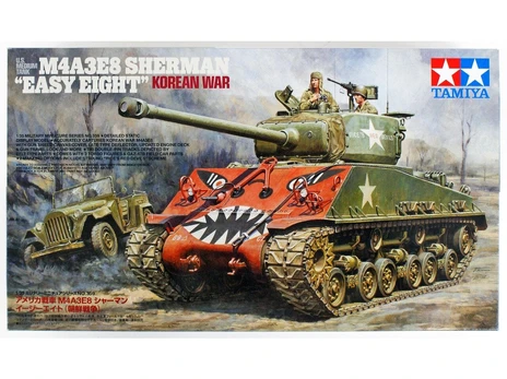 Tamiya - Korean war U.S. Medium Tank M4A3E8 Sherman "Easy Eight", 1/35, 35359