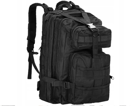 Taktinė turistinė kuprinė CommandoGear, 35 l, juoda