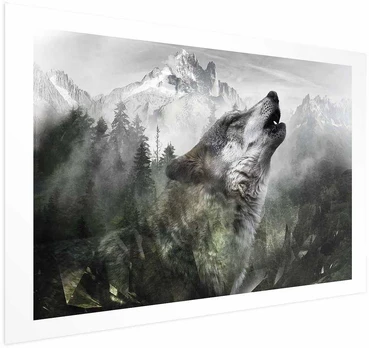 Artgeist Plakatas - Howling Wolf