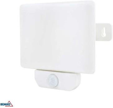 Bemko 30W LED prožektorius su judesio davikliu LFX, baltas, 4000K, IP65