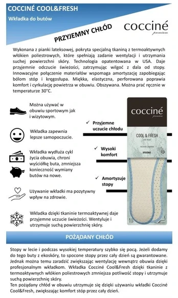 Termoaktyvūs batų vidpadžiai Coccine